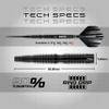 RED DRAGON Razor Edge Extreme 24 Gram Professional Tungsten Darts Set with Flights and Stems view 4