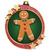 Crown Awards Gingerbread Man Red Glitter Award Medals, 2.5" Gold Shooting Star Gingerbread Man Trophies, 100 Pack Prime view 2