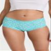 hanky panky Women's Cross-Dyed Leopard Boy Shorts, Radiant Turquoise/White, L view 2