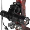 Cajun Bowfishing Picatinny Style Bowfishing Light - 1200 Lumens Performance, Waterproof, and Easily Mountable with Rechargeable Batteries and Pressure Switch view 3