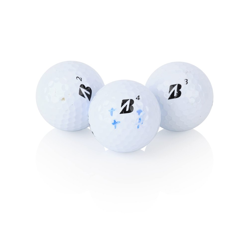 24 Used Golf Balls for Bridgestone Mix (e6, e12, Fix, Lady, Other Models) - Near Mint Condition (4A)