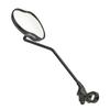 Ergotec Mirror, M-99 LV, 121 x 78-66 mm Mirror Surface, Alloy/Steel, Black Sandblasted, Left Assembling, Long Arm, Big Mirror for Bikes, Cycles, Bicycles view 1