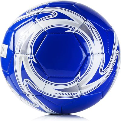 Western Star Soccer Ball Size 3 & Size 4 & Size 5 - Official Match Weight - 6 Designs - Youth & Adult Soccer Players - Attractive and Durable Design - Match Grade Soccer Ball (Navy Blue, 3)