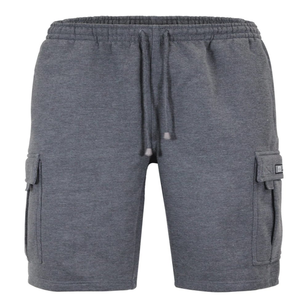 VICTORIOUS Men's Heavyweight Fleece Cargo Shorts VS76 - Charcoal - X-Large