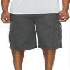 VICTORIOUS Men's Heavyweight Fleece Cargo Shorts VS76 - Charcoal - X-Large view 3