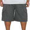 VICTORIOUS Men's Heavyweight Fleece Cargo Shorts VS76 - Charcoal - X-Large view 4