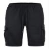 VICTORIOUS Men's Heavyweight Fleece Cargo Shorts VS76 - Black - Large view 1
