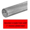 Heavy Duty Solid Steel Revolving Low Row Bar by Deltech Fitness view 2
