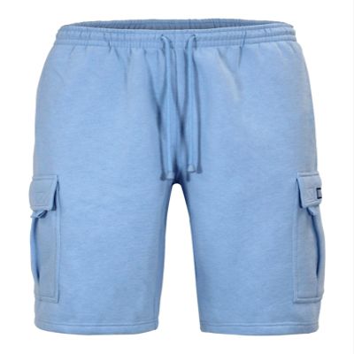 VICTORIOUS Men's Heavyweight Fleece Cargo Shorts VS76 - Sky - 2X-Large