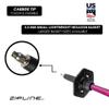 Zipline Lollipop 14.0 Graphite Carbon Composite Ski Poles  Lightweight Ergonomic Grip, Vibration Dampening, Groomers and Freestyle. Choice of Skiers (Grape, 50" in./127 cm) view 4