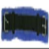 Equitem Miniature Quilted Bareback Pad with Fuzzy Fleece Bottom and 20" Girth (Royal Blue) view 2