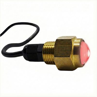 MARINE CITY Brass Drain LED Light Underwater Durable & Corrosion-Resistant, Easy Installation, for Marines, Boats, Yachts, Pool Lights
