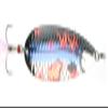 Nichols Lures 8FS17-35 8" Ben Parker Magnum Flutter Spoon, Undead, 3.5oz,Multi,One Size view 1