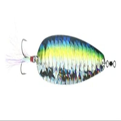 Nichols Lures 4FS21-34 4" Lake Fork Flutter Spoon, Blueback HD, 3/4oz