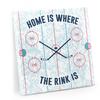 ChalkTalkSPORTS Hockey Canvas Wall Art | Home Is Where The Rink Is | Hockey Dcor view 1