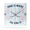ChalkTalkSPORTS Hockey Canvas Wall Art | Home Is Where The Rink Is | Hockey Dcor view 2