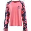 Salt Life Escapism SLX Youth Long Sleeve Stretch Fit Shirt, Coral Heather, Small view 1