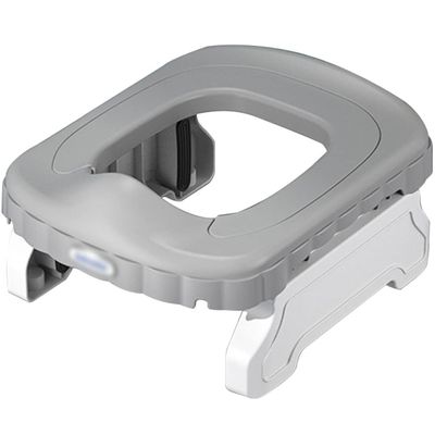 Car Toilet Outdoor Portable Foldable Car Commode, Travel Emergency Small Toilet, Suitable for Little Boys and Girls Over 6 Months Old, Load-Bearing 50kg (Color : Gray, Size : 29 * 23 * 12cm)