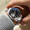 SHATONG Business Men's Watch Hollow Mechanical Watch Men's Watch Automatic Mechanical Watch Luminous Waterproof Watch view 2