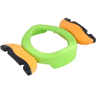 Car Toilet Seat Outdoor Foldable Candy Shape Car Commode, Portable Toilets for Boys and Girls in Traffic Jams, Load-Bearing 20kg (Color : Green, Size : 23 * 22 * 13cm)
