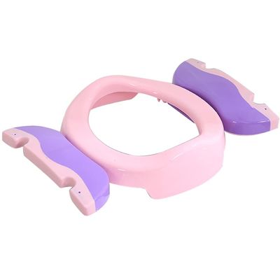 Car Toilet Seat Outdoor Foldable Candy Shape Car Commode, Portable Toilets for Boys and Girls in Traffic Jams, Load-Bearing 20kg (Color : Pink, Size : 23 * 22 * 13cm)