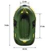 Outdoor Inflatable Boat,Adult Inflatable Kayak, Portable Kayak, Thickened Kayak, Suitable for Hunting or Playing on Lakes, Rivers and White Water Rapids (76x45.2in) view 2