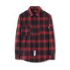 tuduoms Men's Button Down Flannel Shirts Regular Fit Mens Long Sleeve Shirt Buffalo Plaid Casual Fishing Shirts Loose Blouse view 2