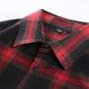 tuduoms Men's Button Down Flannel Shirts Regular Fit Mens Long Sleeve Shirt Buffalo Plaid Casual Fishing Shirts Loose Blouse view 4