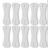 10 Pack Mens Tie Clip Invisible Tie Stays tie Holder Alternative to Tie Bars Tie Clips Personalized tie clip (10) view 1