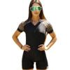 CYTSH Women's Short Sleeve Cycling Jersey Profession Suit Clothes Cycling Skinsuits Jumpsuit Kits With Zipper Pockets 9D GEL (Color : 2, Size : XX-Small) view 1