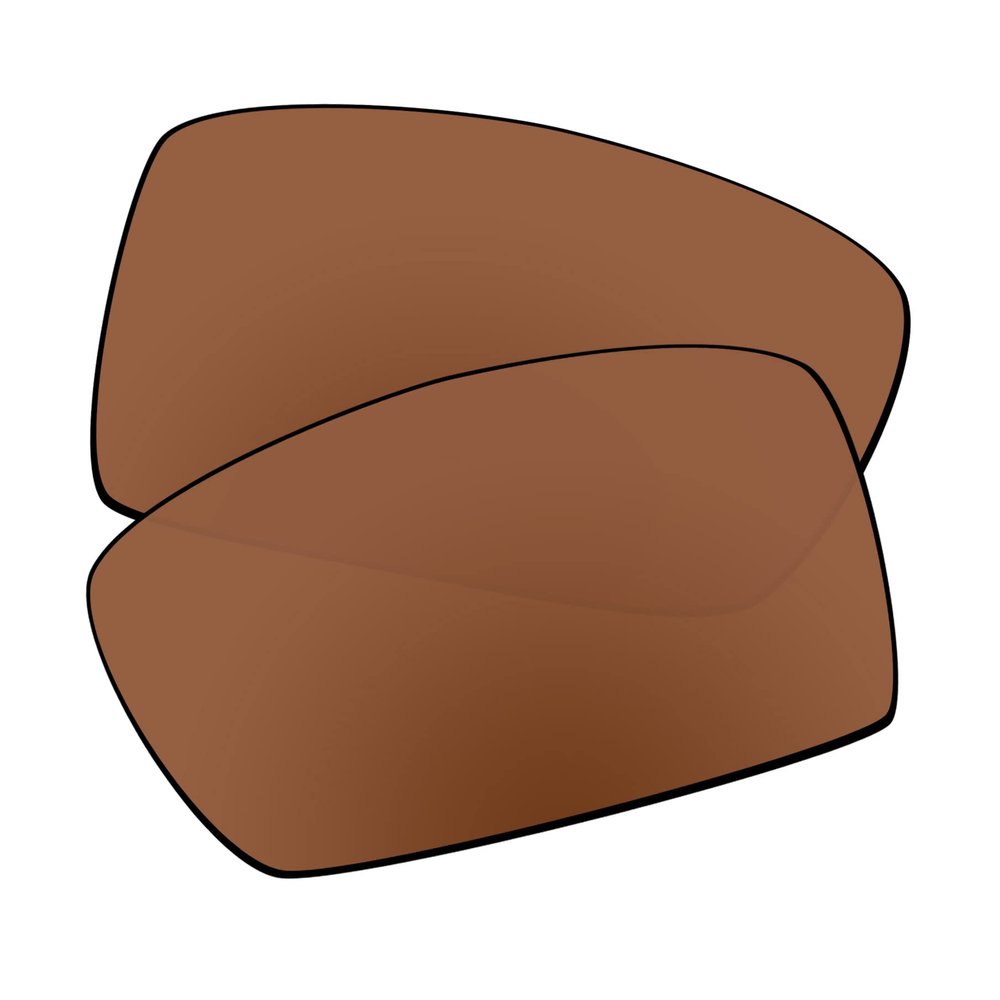 EZReplace Lenses Replacement for Oakley Gascan OO9014 Sunglasses (Non-Polarized Lenses) - Fits Oakley Gascan Frame (Maroon Brown)