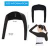 Homaley 4 Pieces UV Sun Protection Cooling Shawl Arm Sleeves for Women Men with Finger Hole Black white gray pink One Size view 4