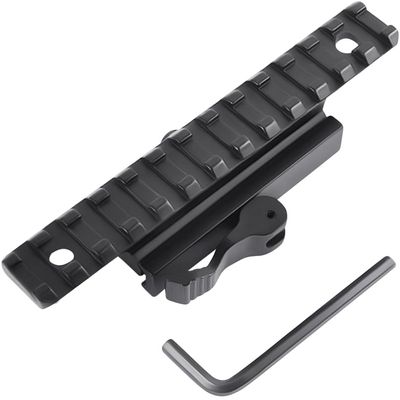 Gotical 13 Slots Dual Picatinny Rail Quick Release Mount Adapter Converter (Top 13 Slot Quick Release)