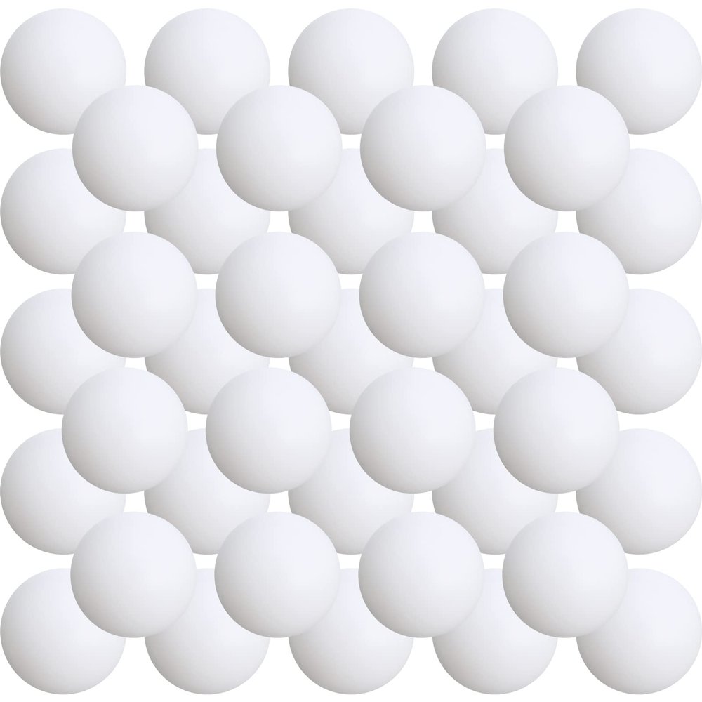 Chivao 200 Pieces Table Tennis Balls Washable Game Table Tennis Mini Plastic Balls for Pool Carnival Party Game(White)