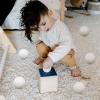 Chivao 200 Pieces Table Tennis Balls Washable Game Table Tennis Mini Plastic Balls for Pool Carnival Party Game(White) view 3