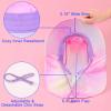 Kids Sun Hat UV Protection Summer Beach Play Hats Wide Brim Neck Flap for Girls Boys 2-9 Years, Pastel Pink Yellow view 4