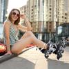 METROLLER Inline Skates for Girls and Boys, Women, Men 4 Sizes Adjustable Inline Skates with Light Up Wheels, Illuminating Beginner Skates for Kids & Adult Youth. view 2