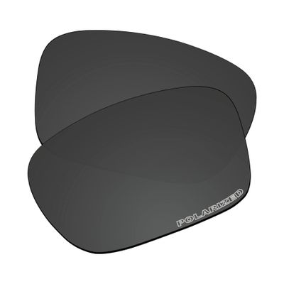 EZReplace Lenses Replacement for Oakley Big Taco OO9173 Sunglasses (Polarized Lenses) - Fits Oakley Big Taco Frame (Updated Polycarbonate Carbon Black)
