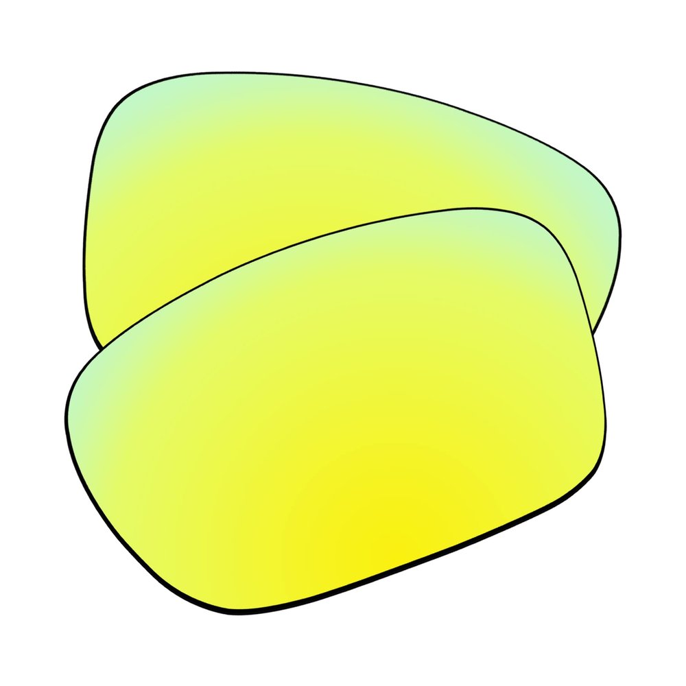 EZReplace Lenses Replacement for Oakley Big Taco OO9173 Sunglasses (Non-Polarized Lenses) - Fits Oakley Big Taco Frame (Golden Yellow)