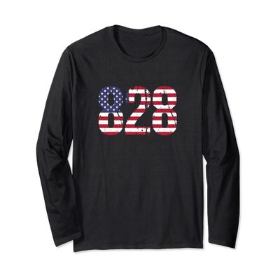 828 North Carolina Area Code Long Sleeve T-Shirt