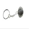 Natural Black Tourmaline Round stone Crystal Cage Healing Keychains Assorted Ball Crystals Gemstone Keyring, Purple, 4 inch view 2