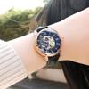 SHATONG Fashion Double-Sided Hollow Mechanical Female Watch Multifunctional Waterproof Ladies Watch with Leather Strap view 1