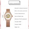 SHATONG Fashion Double-Sided Hollow Mechanical Female Watch Multifunctional Waterproof Ladies Watch with Leather Strap view 4
