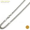 INFINIQUE CREATIONS Stainless Steel Silver Cuban Curb Chain Bracelet Necklace Men Women 3-12mm 7-38" (38, 9mm, Silver) view 3