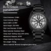 SHATONG Multifunctional Business Sports Men's Watch Mechanical Waterproof Men's Strap Stainless Steel Strap view 4