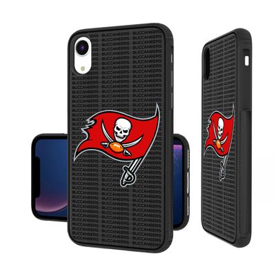 Keyscaper Tampa Bay Buccaneers iPhone Text Backdrop Design Bump Case