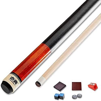Pool Cue Billiard Cue Two-Piece Billiard Cue Pool Cue 13Mm Tip Suitable for Beginners 17-19Oz/145Cm/57In WEWYQSJXBXF-211218(Color:C;Size:145cm/57in)