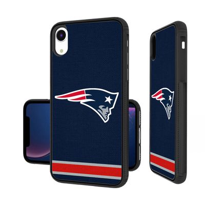 Keyscaper New England Patriots iPhone Stripe Design Bump Case