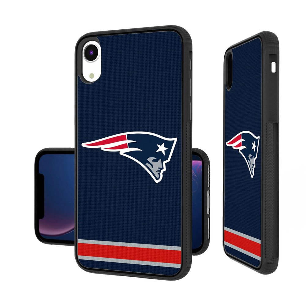 Keyscaper New England Patriots iPhone Stripe Design Bump Case