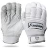 Franklin Sports All-Weather Softball Batting Gloves - Women's Fastpitch Batting Gloves - White Chrome - Women's Small view 1